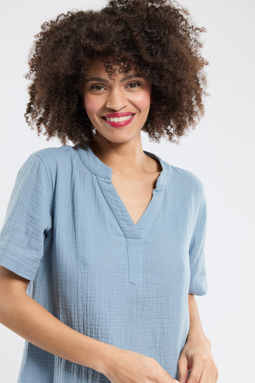 Tunique gaze de coton CELYA - coton biologique - Armor-lux - 3