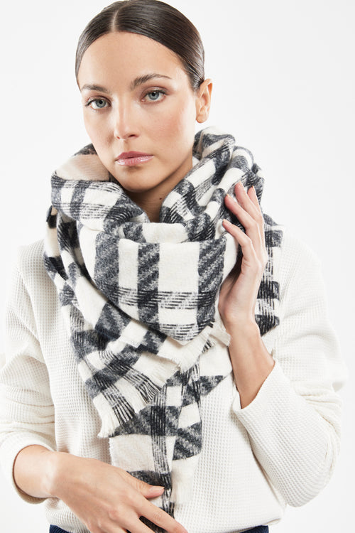 JESTIN checked scarf - Armor-lux - 1