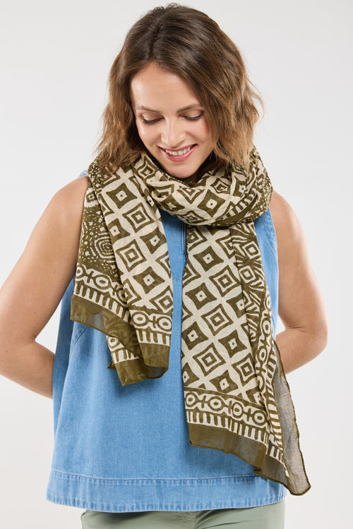 Jafrica” scarf - cotton - Armor-lux - 2