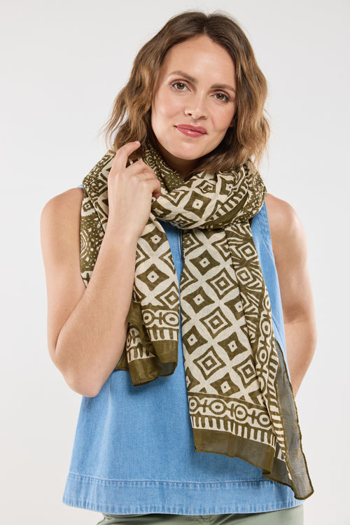 Jafrica” scarf - cotton - Armor-lux - 1