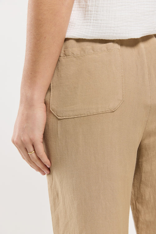 Weit geschnittene Hose – Leinen - Armor-lux - 4