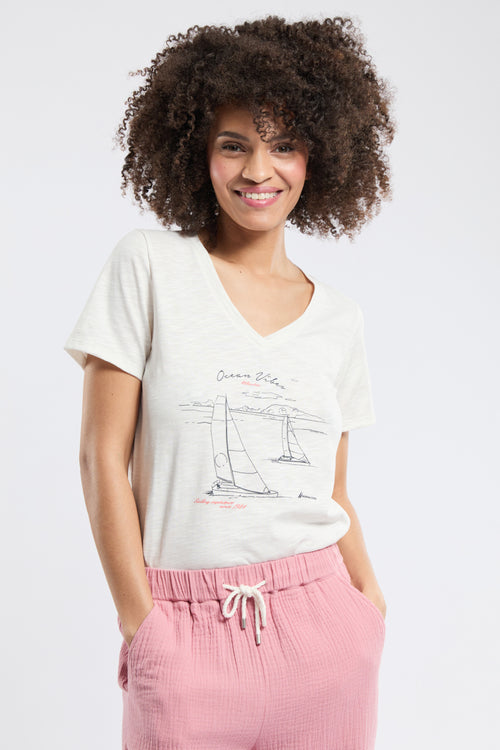 T-shirt CALABAN - coton léger - Armor-lux - 4