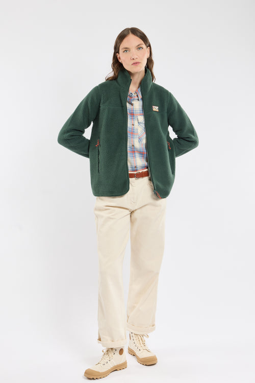 Veste polaire moutonnée MORGANE - polyester recyclé - Armor-lux - 3