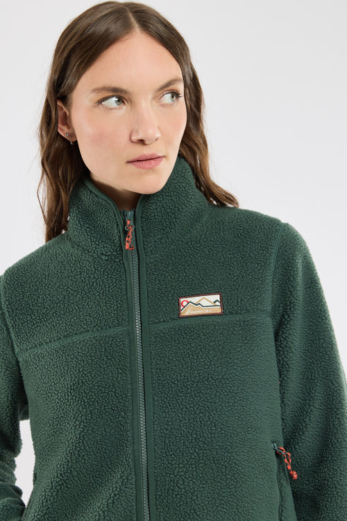 Veste polaire moutonnée MORGANE - polyester recyclé - Armor-lux - 2