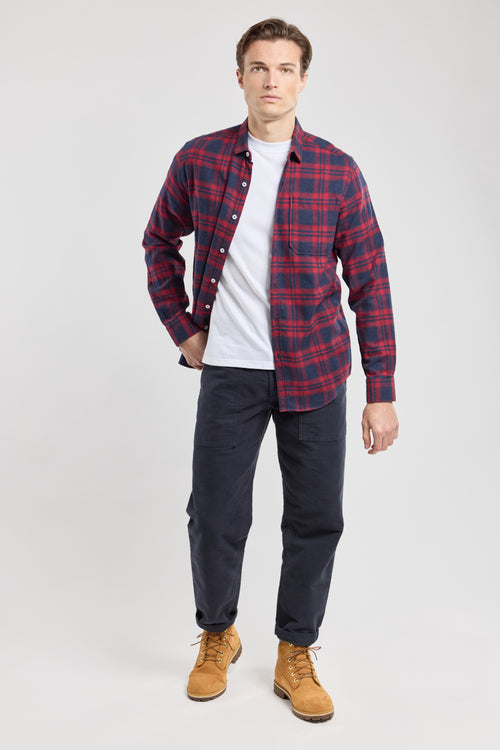 Chemise à carreaux EDERS - coton et laine - Armor-lux - 5