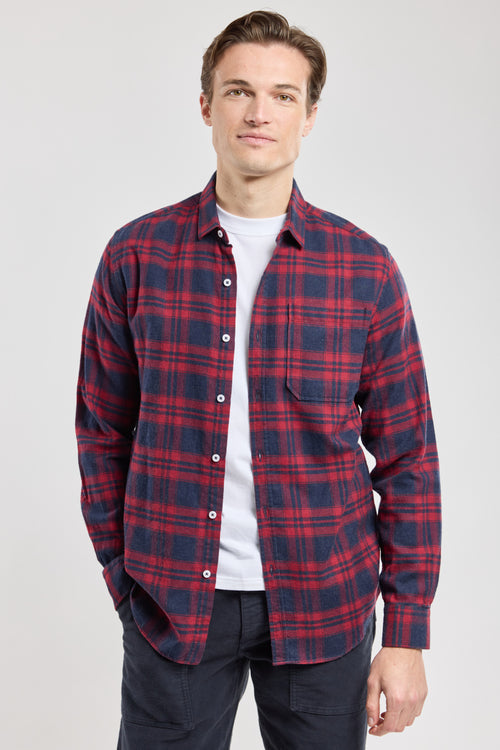 Chemise à carreaux EDERS - coton et laine - Armor-lux - 1