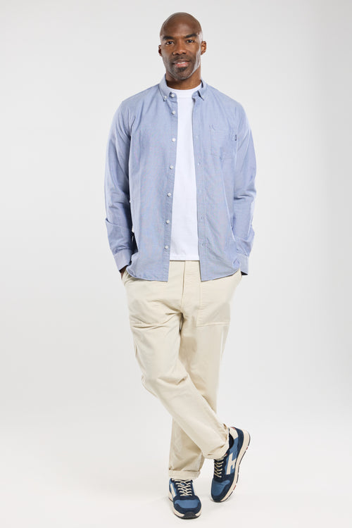 EQUIPAGE plain cotton shirt - Armor-lux - 4