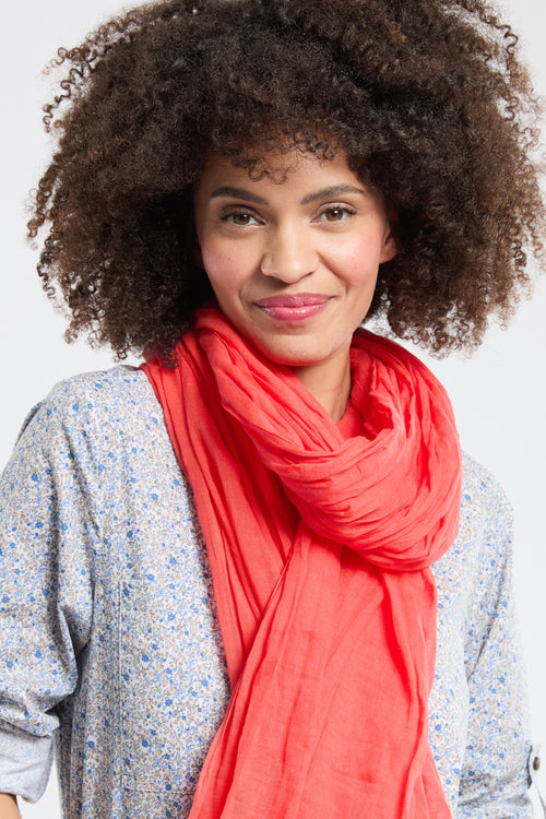 JARLI plain scarf - cotton - Armor-lux - 2