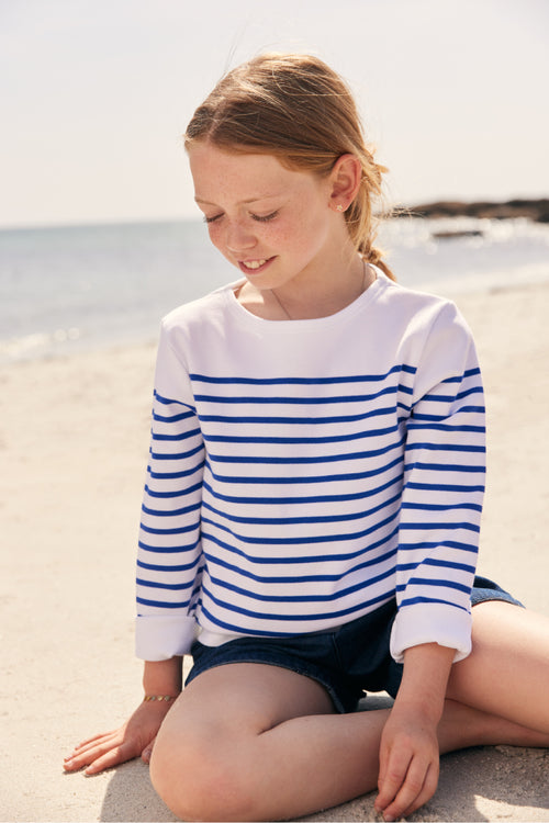 Breton striped shirt Kids - interlock cotton - Armor-lux - 1