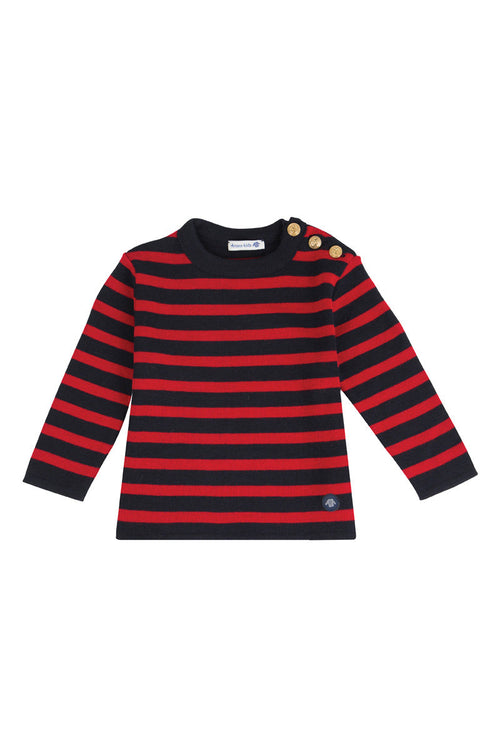 Pull Marin rayé Riec Kids - laine - Armor-lux - 1