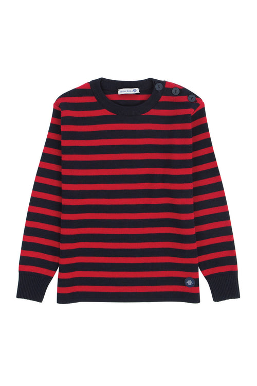 Pull marin Briac Kids - laine - Armor-lux - 1