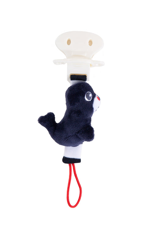 Seal chain for pacifier - cotton and velvet - Armor-lux - 1