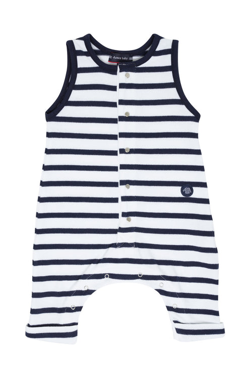 Combinaison rayée Baby - coton rustique - Armor-lux - 1