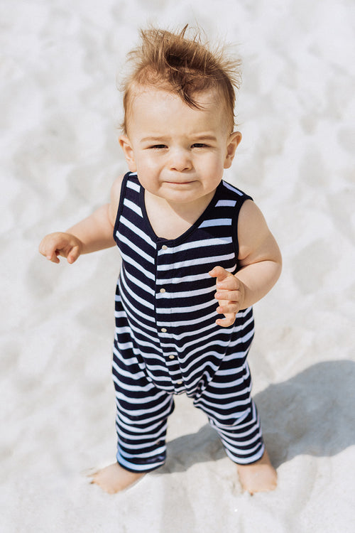 Combinaison rayée Baby - coton - Armor-lux - 4