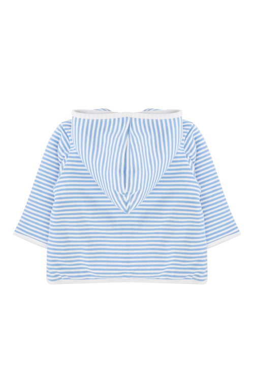 Veste molletonnée rayée Baby - coton épais - Armor-lux - 2