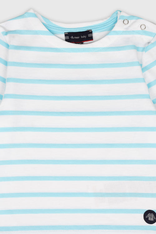 Baby long-sleeved Breton shirt - lightweight cotton - Armor-lux - 2