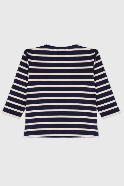 Baby Breton striped shirt - thick cotton - Armor-lux - 2