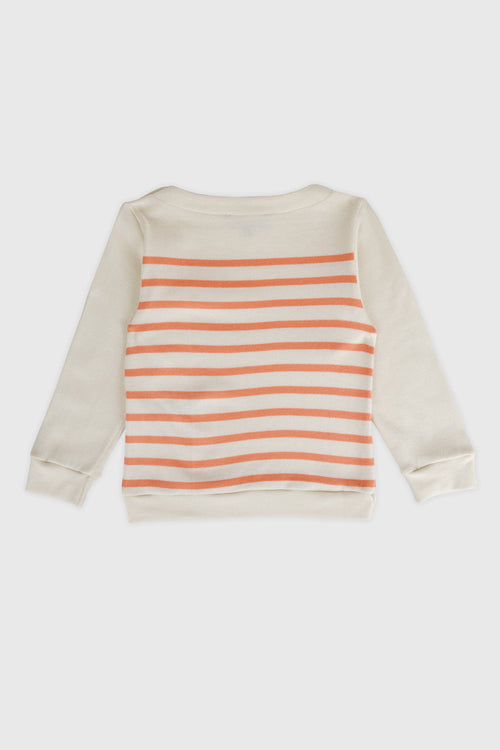 Marinière sweat Kids - coton rustique - Armor-lux - 2