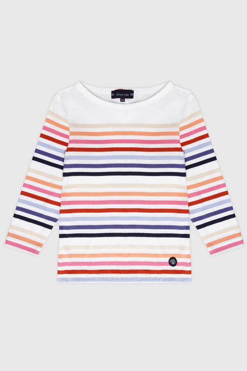 Marinière multicolore Kids - coton - Armor-lux - 1