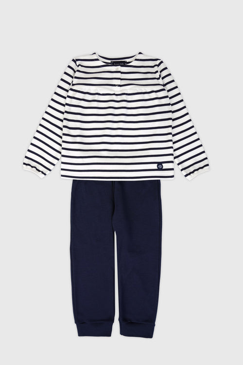 Pyjama rayé Kids - coton épais - Armor-lux - 1