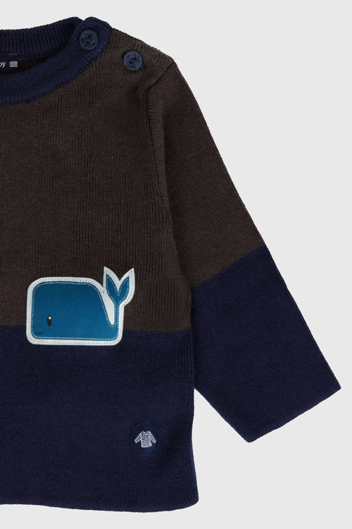 Pull marin Baby - coton et laine - Armor-lux - 3