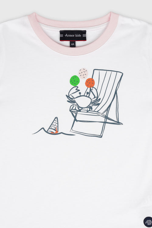 Kids ‘ Crab’ T-shirt - lightweight cotton - Armor-lux - 2