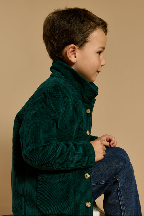 Samt-Jacke im Fischerlook Kinder – Baumwolle - Armor-lux - 2