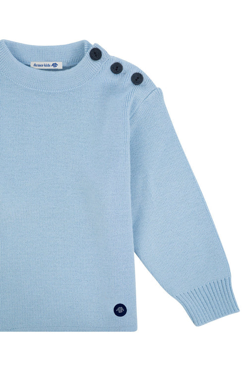 Pull marin uni Fouesnant Kids - laine - Armor-lux - 2