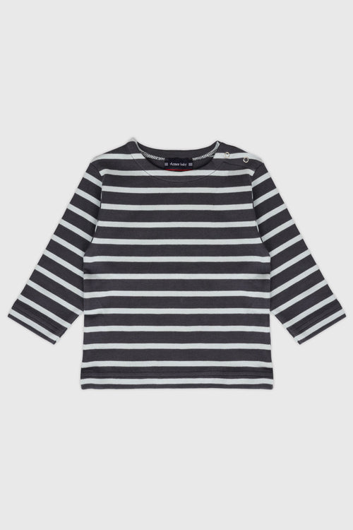 Baby Breton striped shirt - thick cotton - Armor-lux - 1