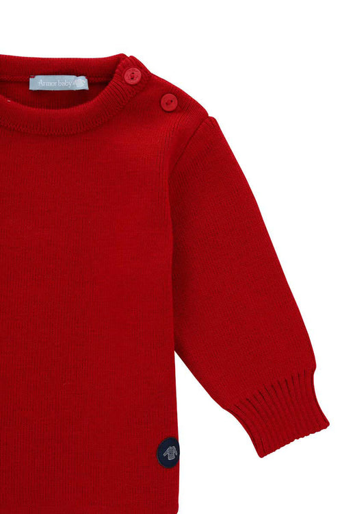 Pull marin uni Fouesnant Baby - Armor-lux - 2