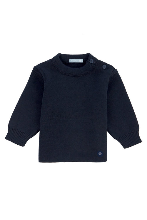 Pull marin uni Fouesnant Baby - Armor-lux - 1