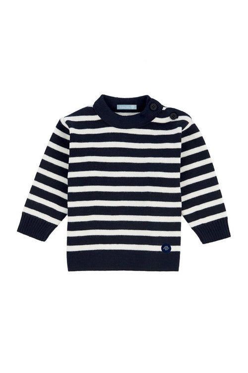 Pull marin rayé Fouesnant Baby - Armor-lux - 1