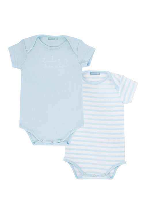 Lot de 2 Bodies Yannig Baby - coton - Armor-lux - 1
