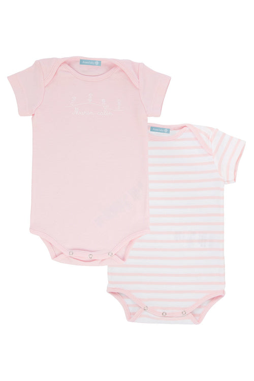 Lot de 2 Bodies Yannig Baby - coton - Armor-lux - 1