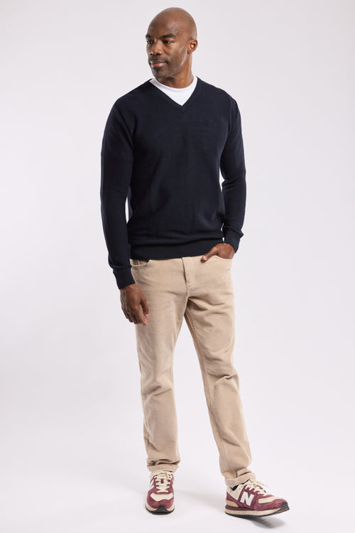 Bérac V-neck jumper – merino wool - Armor-lux - 4