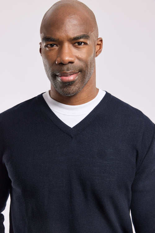 Bérac V-neck jumper – merino wool - Armor-lux - 3