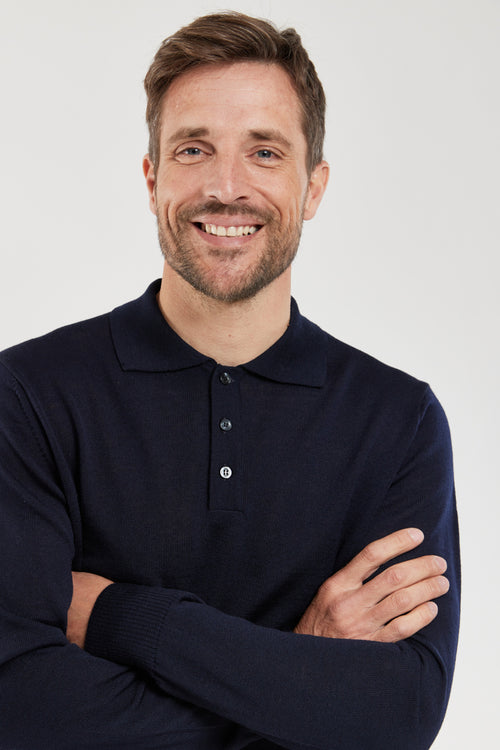 Polo manches longues - laine - Armor-lux - 2