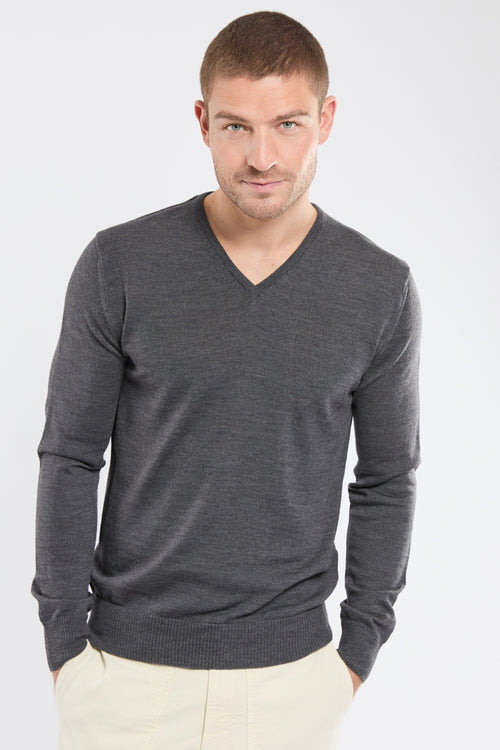 V-neck jumper – wool - Armor-lux - 3