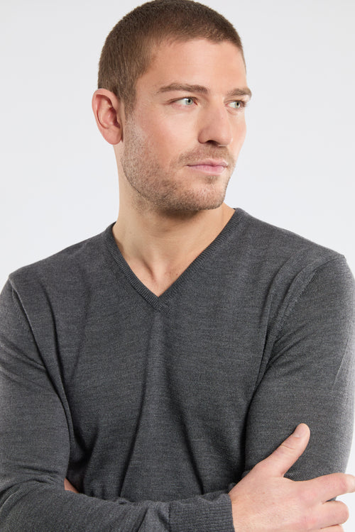 V-neck jumper – wool - Armor-lux - 2