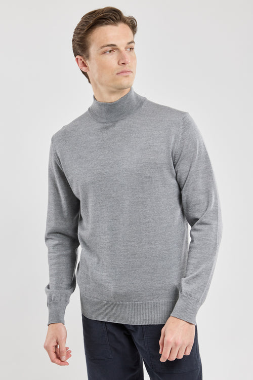 Pul mit Stehkragen - Merinowolle - Armor-lux - 1