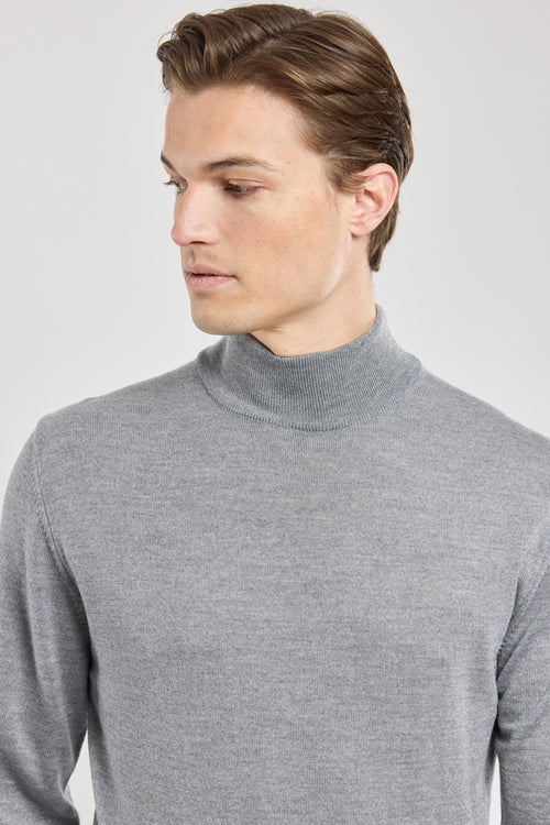 Pul mit Stehkragen - Merinowolle - Armor-lux - 2