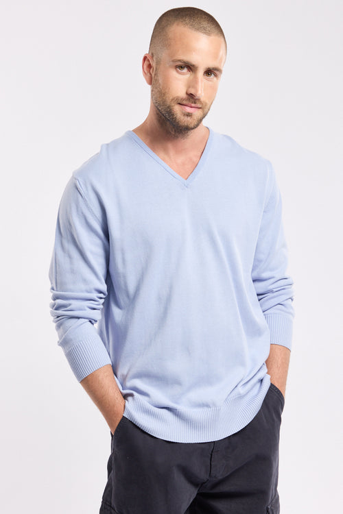 Pull col V - coton - Armor-lux - 1