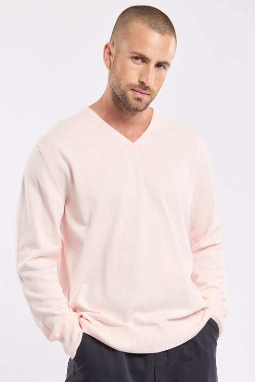 Pullover mit V-Ausschnitt – Baumwolle - Armor-lux - 1