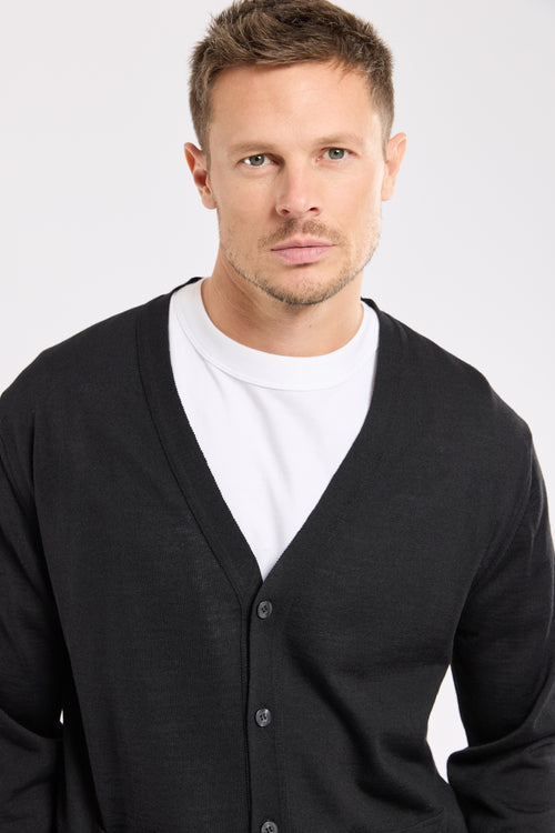 Cardigan boutonné - laine mérinos et acrylique - Armor-lux - 2