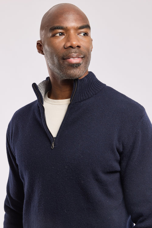 Pull col zippé - laine - Armor-lux - 4