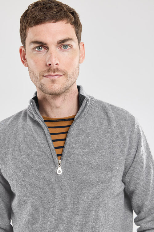 Pull col zippé - laine - Armor-lux - 2
