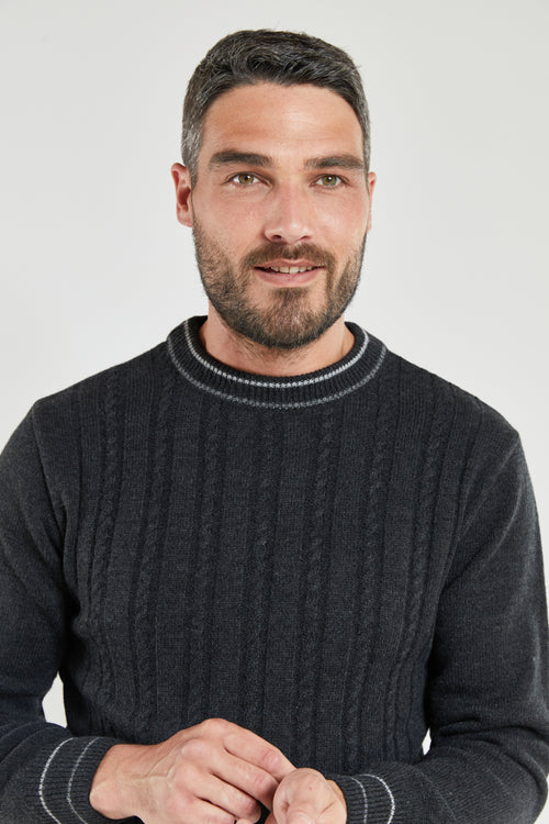 Pull maille torsadée Bérac - Armor-lux - 2