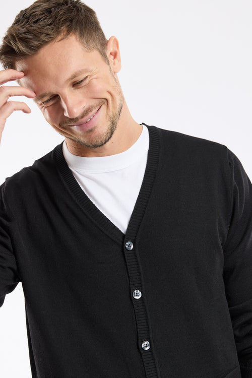 Long-sleeved cardigan – wool - Armor-lux - 2