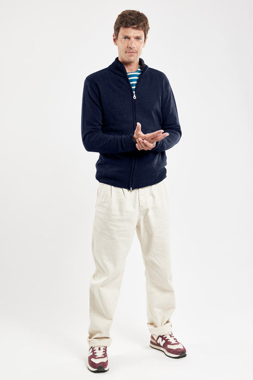 Gilet zippé - laine - Armor-lux - 2