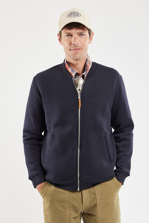 Gilet zippé col teddy - Armor-lux - 1